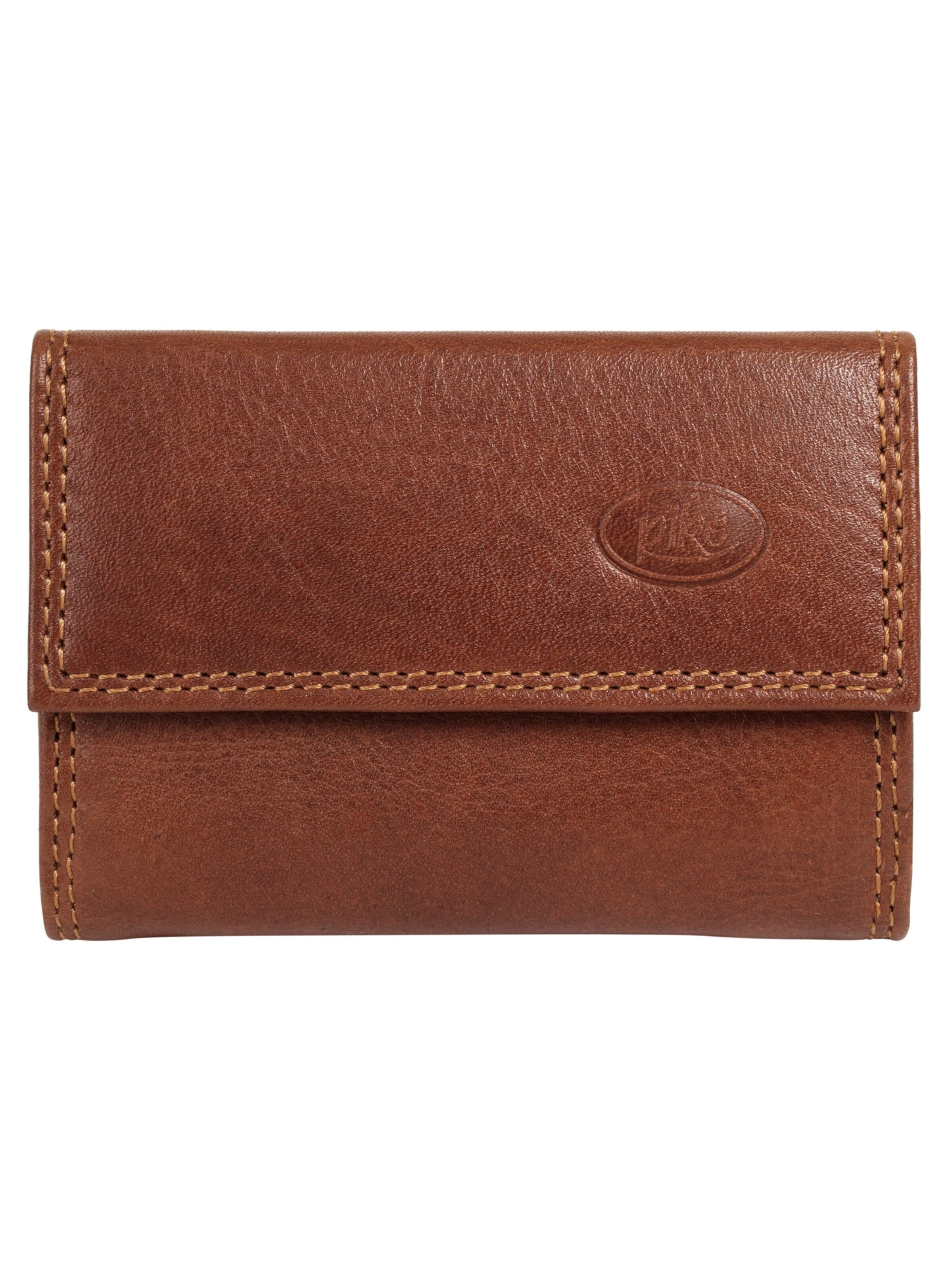 piké Wallet in Brown: front