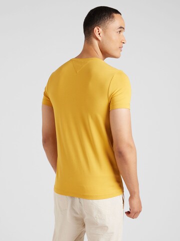 TOMMY HILFIGER - Slim Fit Camisa em amarelo
