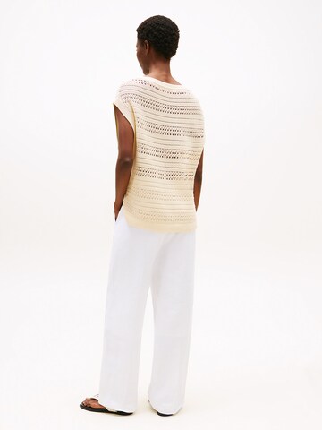 TOMMY HILFIGER Pullover in Beige
