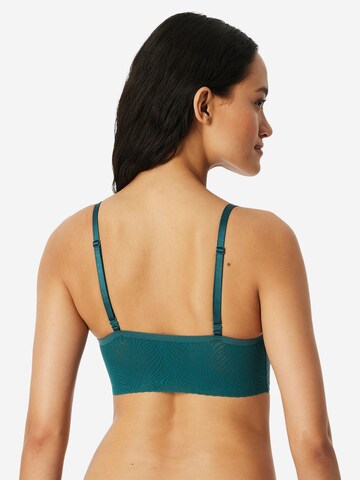 SCHIESSER Bustier BH 'Invisible Soft Lace' in Grün