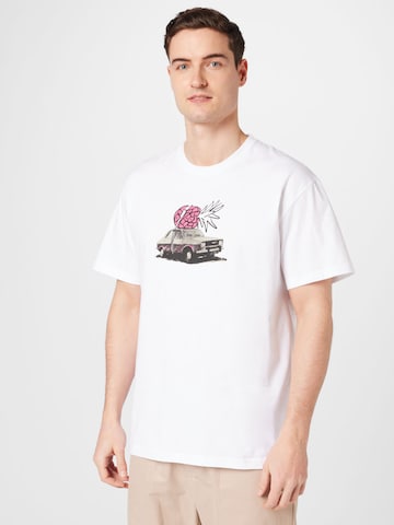 Cleptomanicx T-Shirt in Weiß: predná strana