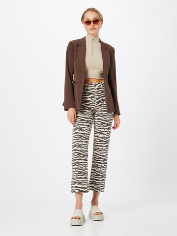 ICHI Slim fit Blazer 'Lexi' in Brown