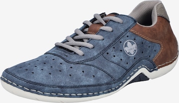 Rieker Sportlicher Schnürschuh in Blau: Vorderseite