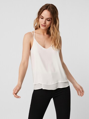 Top 'Poel' di VERO MODA in bianco: frontale