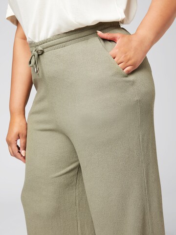 Guido Maria Kretschmer Curvy - Loosefit Pantalón 'Ines' en verde