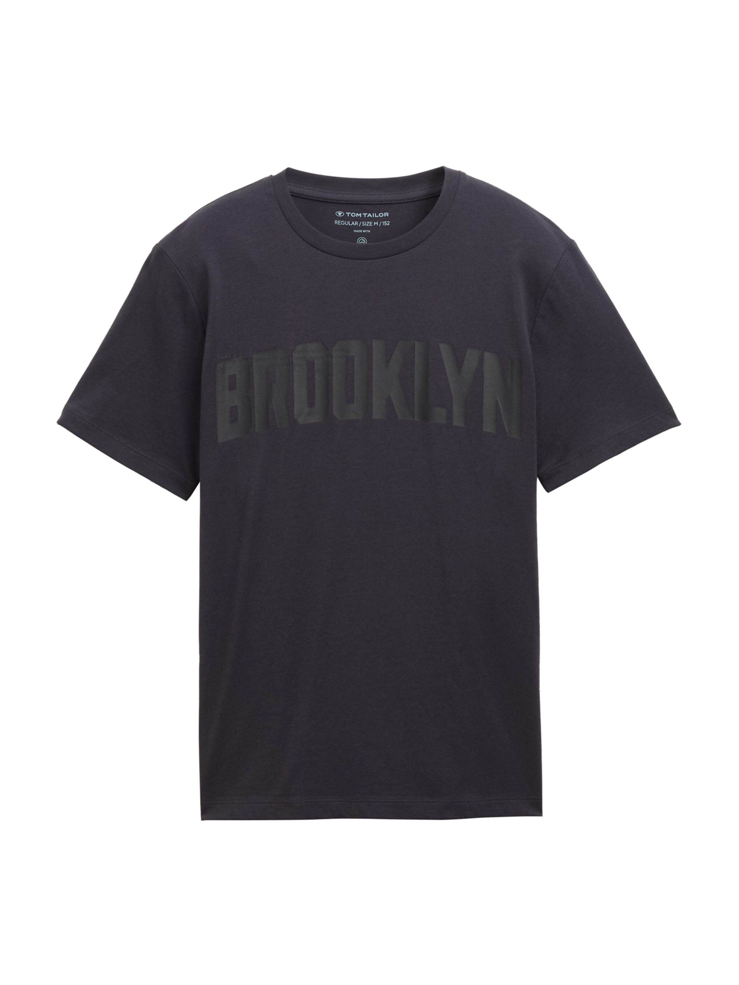 TOM TAILOR Μπλουζάκι σε γκρι: μπροστά