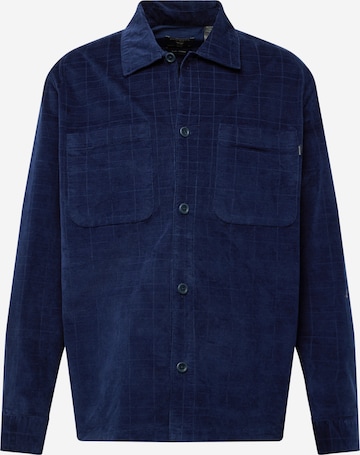 Dockers Comfort fit Button Up Shirt in Blue: front