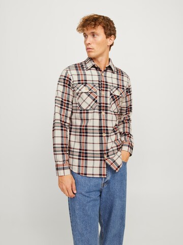 JACK & JONES - Ajuste regular Camisa 'JJEDarren' en marrón