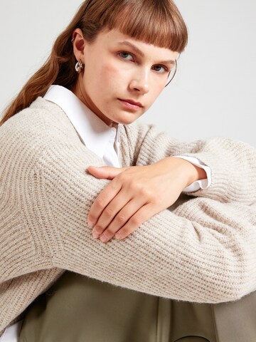 VILA Sweater 'VIBeluna' in Grey