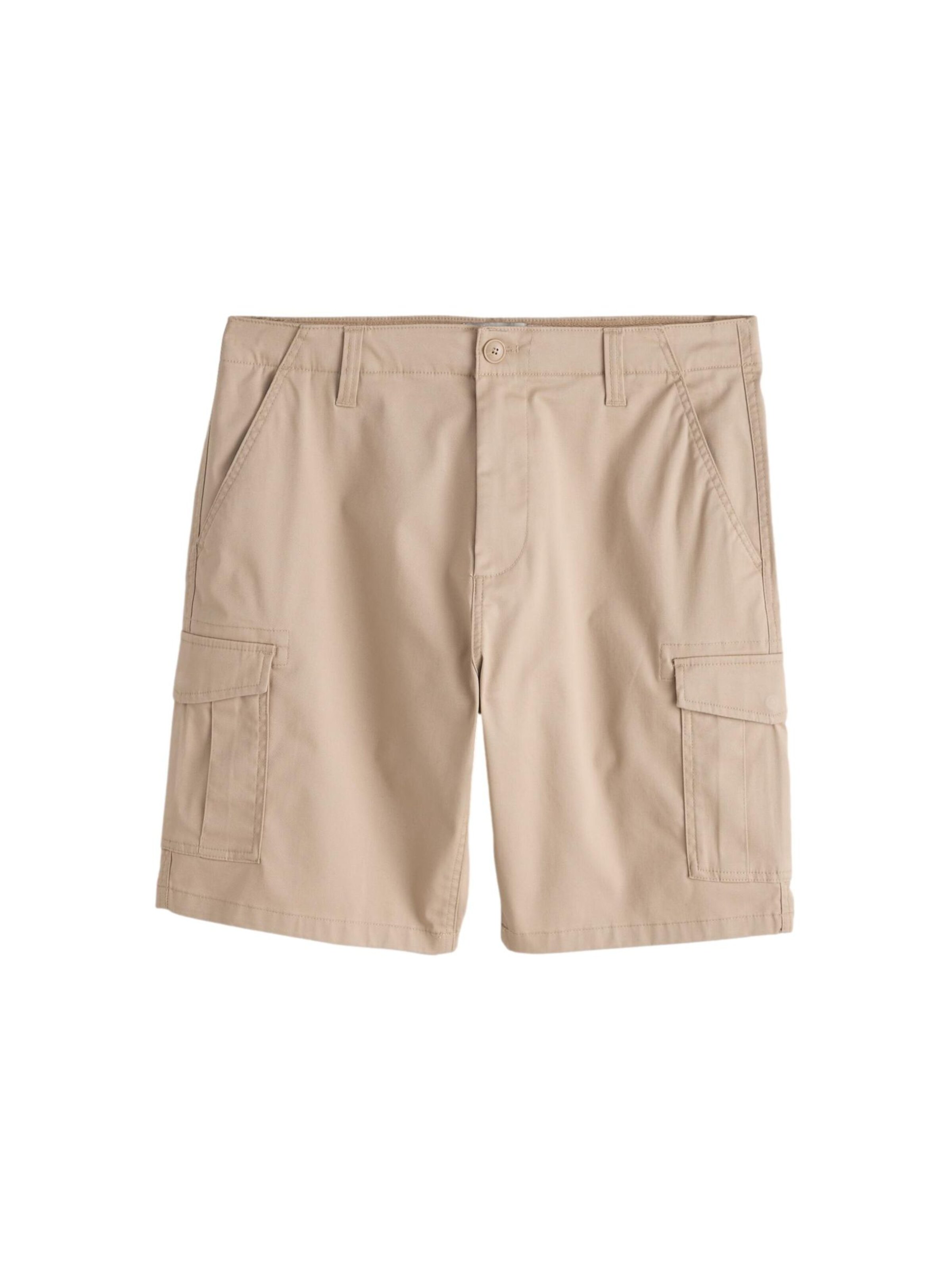 Regular Pantalon cargo Next en gris : devant