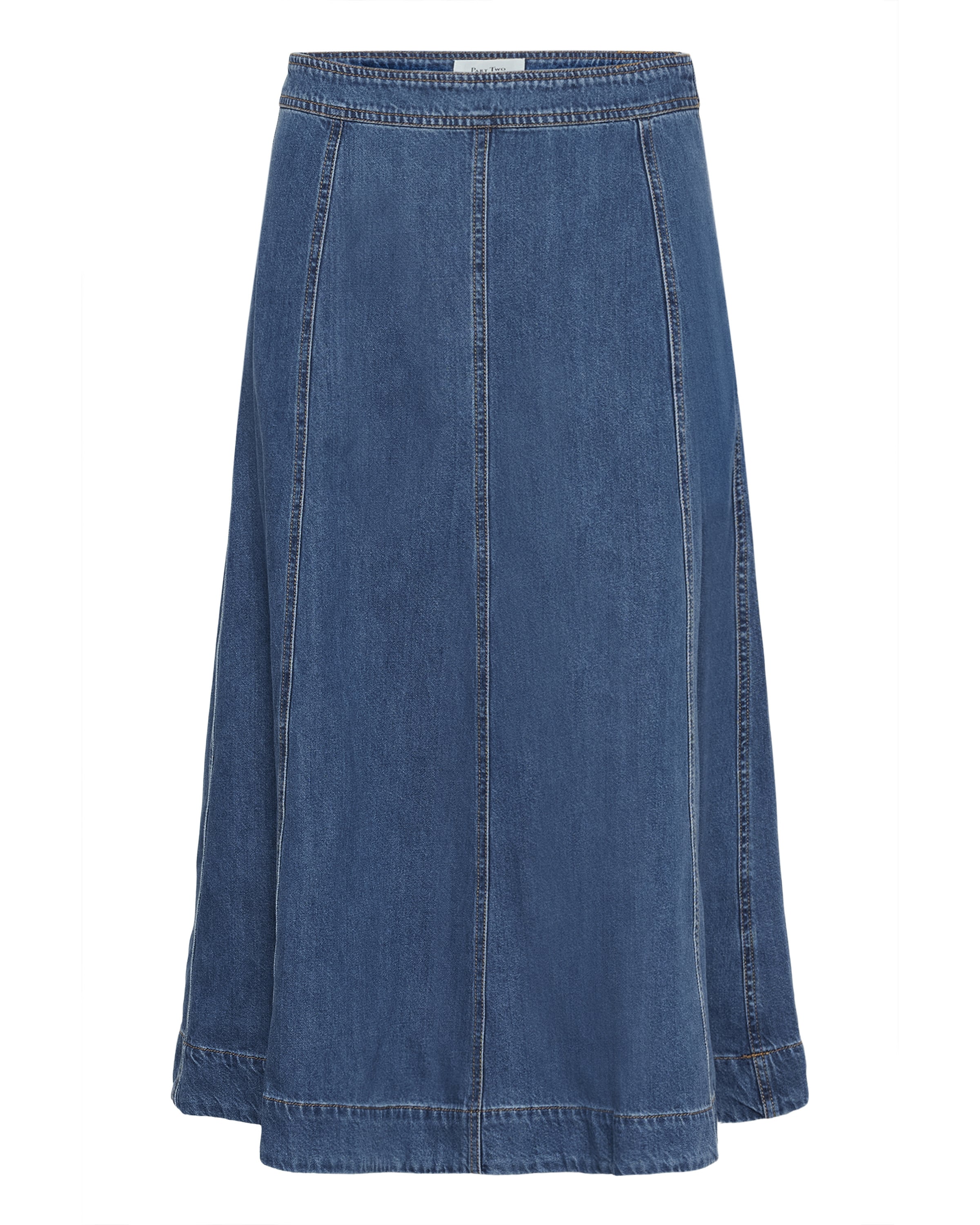 Part Two Rok 'Petrina' in Blauw: voorkant