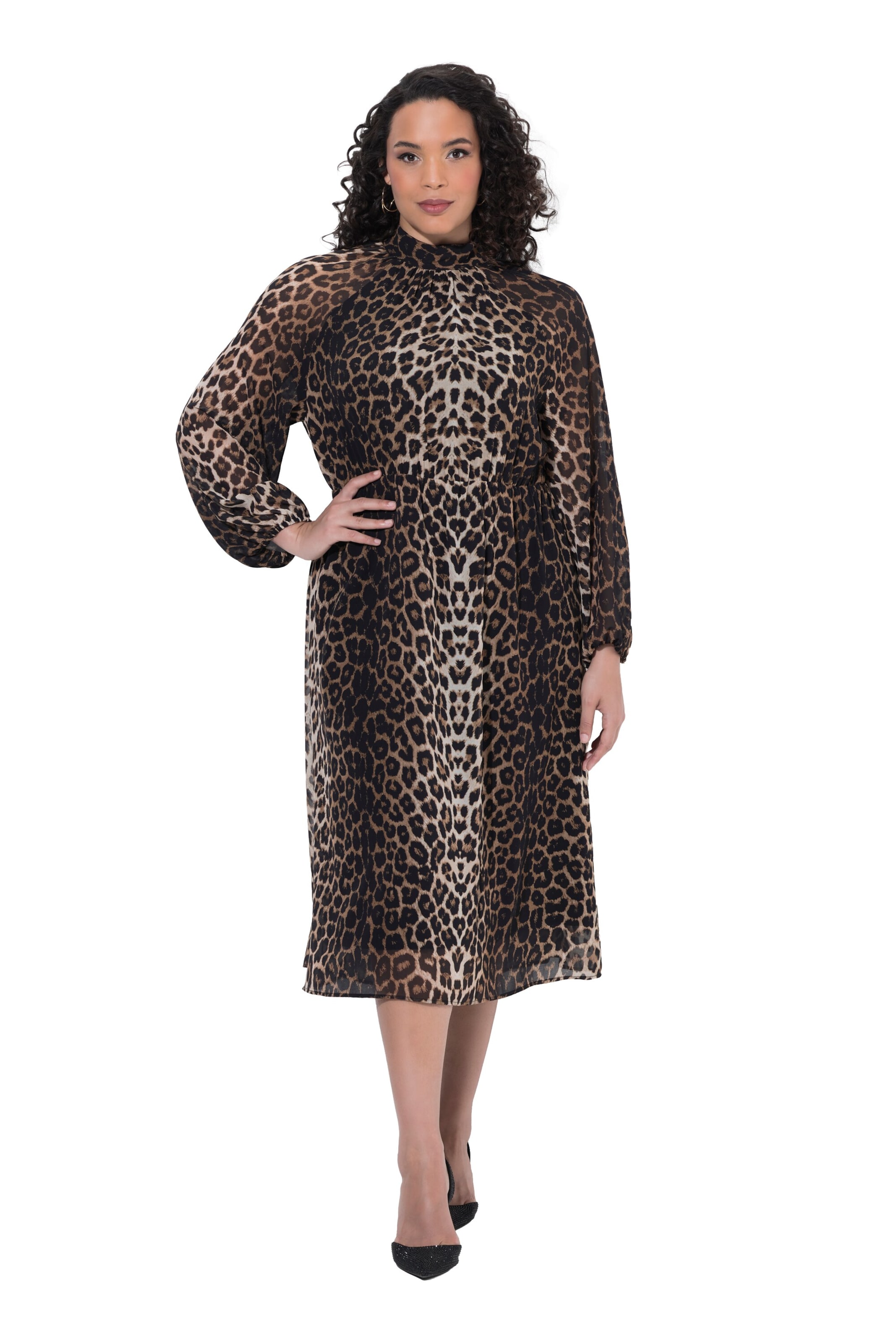 Ulla Popken Kleid in Braun