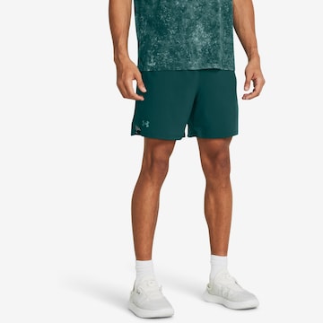 UNDER ARMOUR Štandardný strih Športové nohavice 'Vanish' - Zelená: predná strana