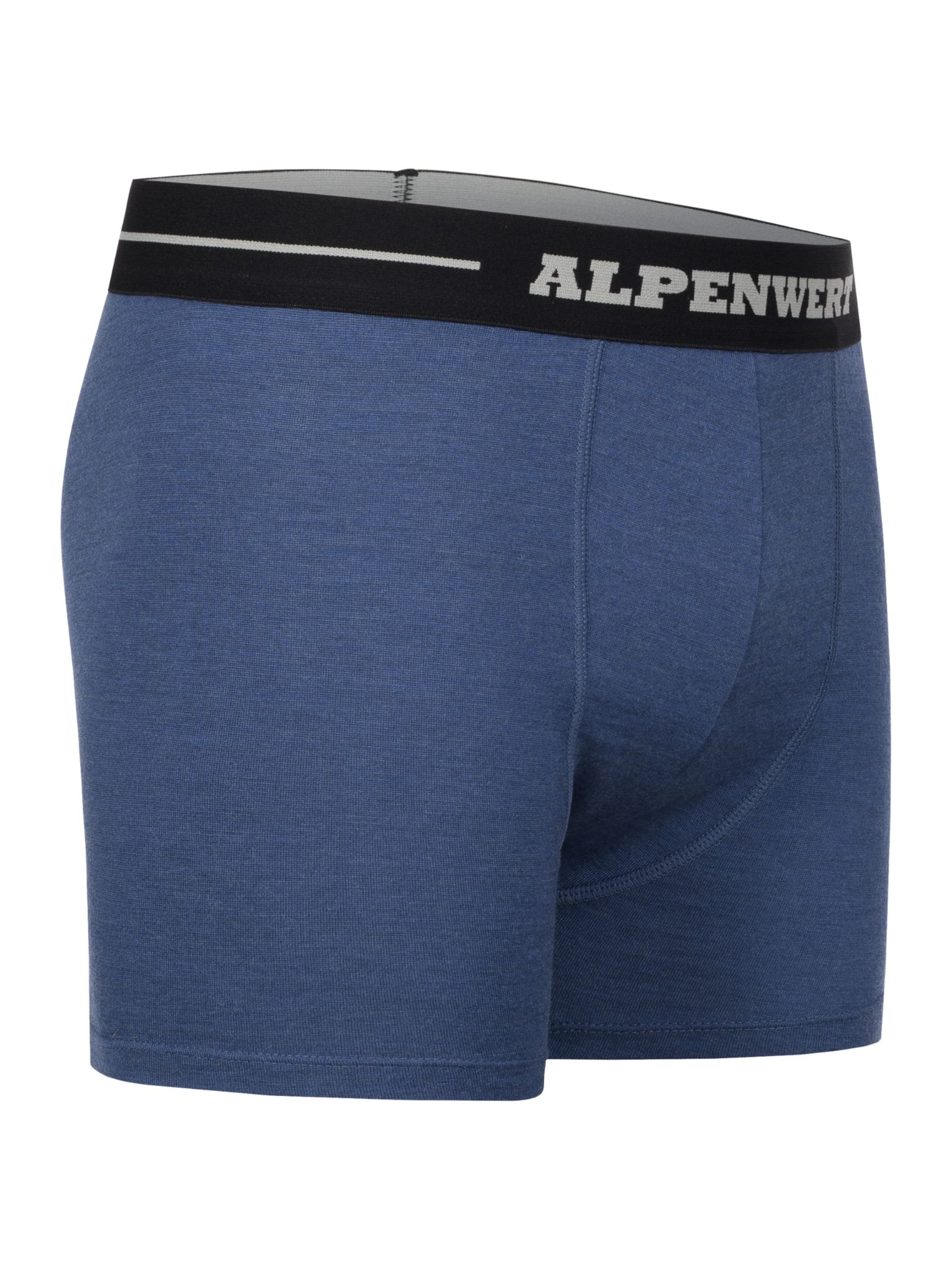 Alpenwert Boxershorts‌‌‌‌‌‌ in Blau