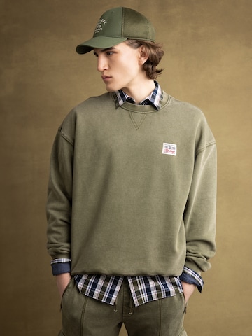 BIG STAR Sweatshirt 'CARON' in Green