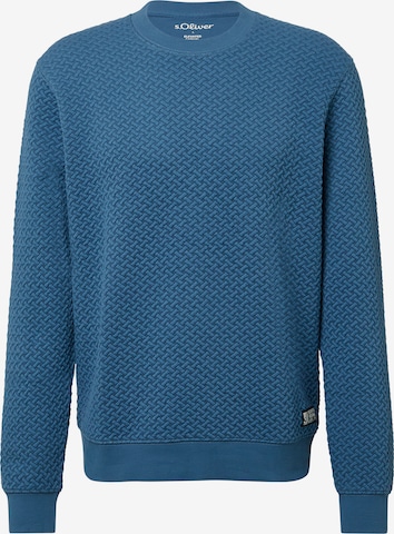 s.Oliver Sweatshirt in Blau: Vorderseite