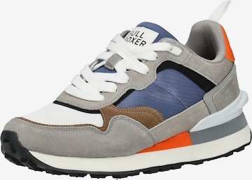 Sneaker bassa di BULLBOXER in grigio: frontale
