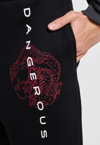 Tapered Pantaloni di Dangerous DNGRS in nero