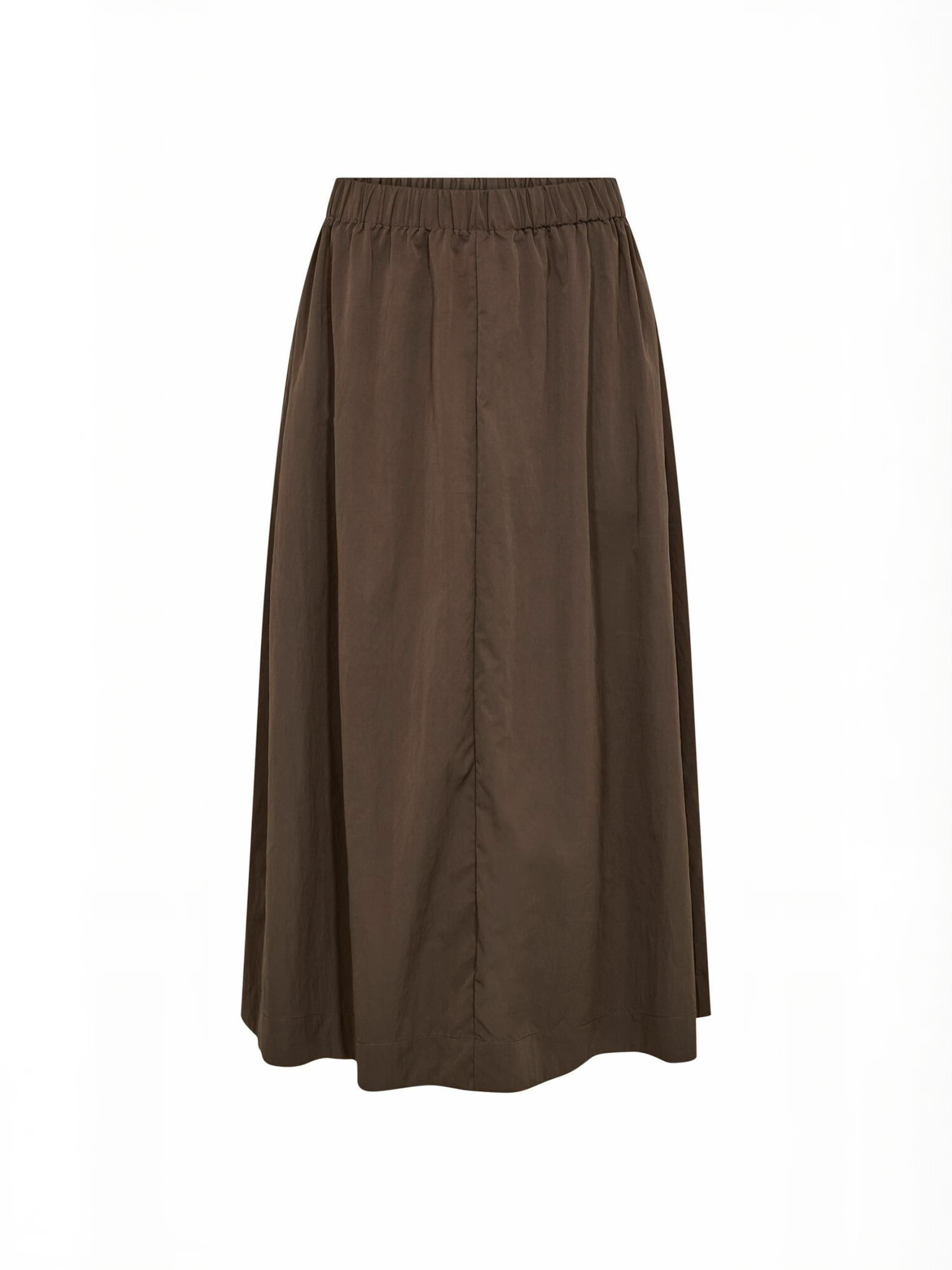 Levete Room Skirt ' LR-LEA ' in Brown: front