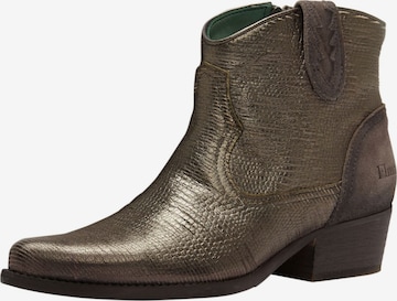 Bottes de cowboy FELMINI en marron : devant