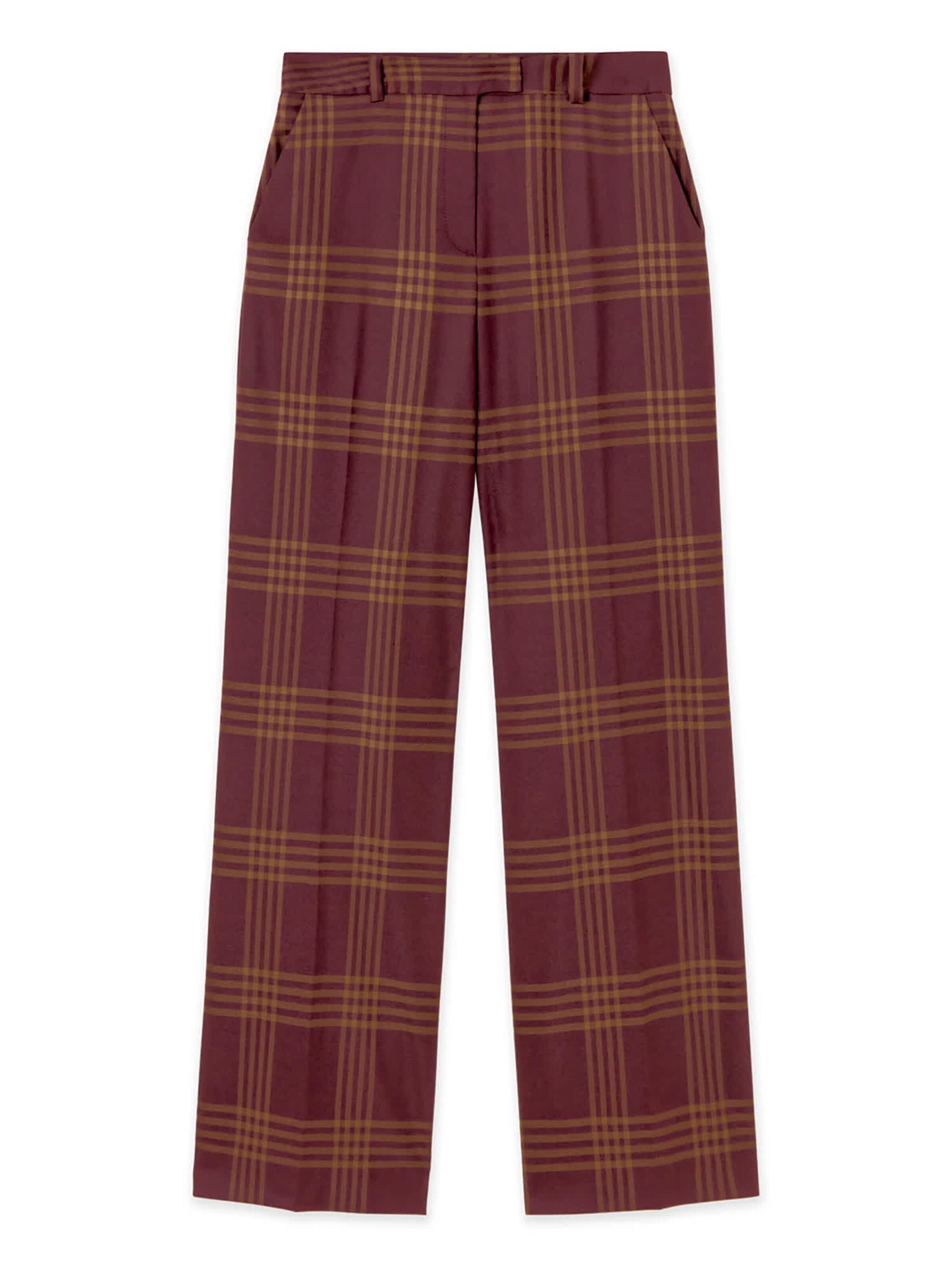 Lola Casademunt - Loosefit Pantalón en rojo: frente