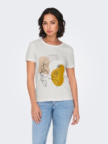 T-shirt 'JDYMICHIGAN' JDY en blanc : devant