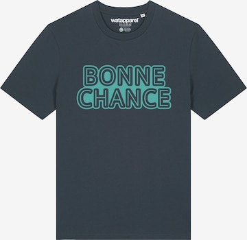 Maglietta 'Bonne Chance' di Watapparel in grigio: frontale