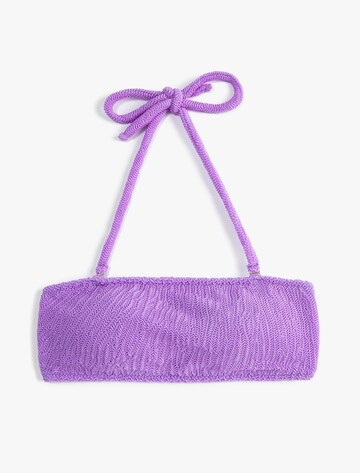 Koton Bandeau Bikinitop in Lila: voorkant