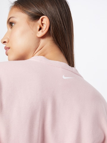 NIKE Sports sweatshirt 'Get Fit' in Pink