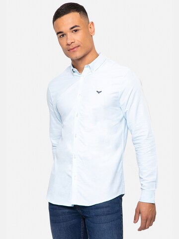 Threadbare Regular fit Button Up Shirt 'Beacon' in Blue: front