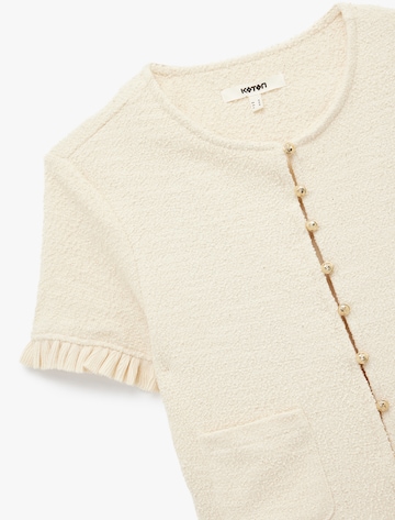 Koton Knit Cardigan in Beige