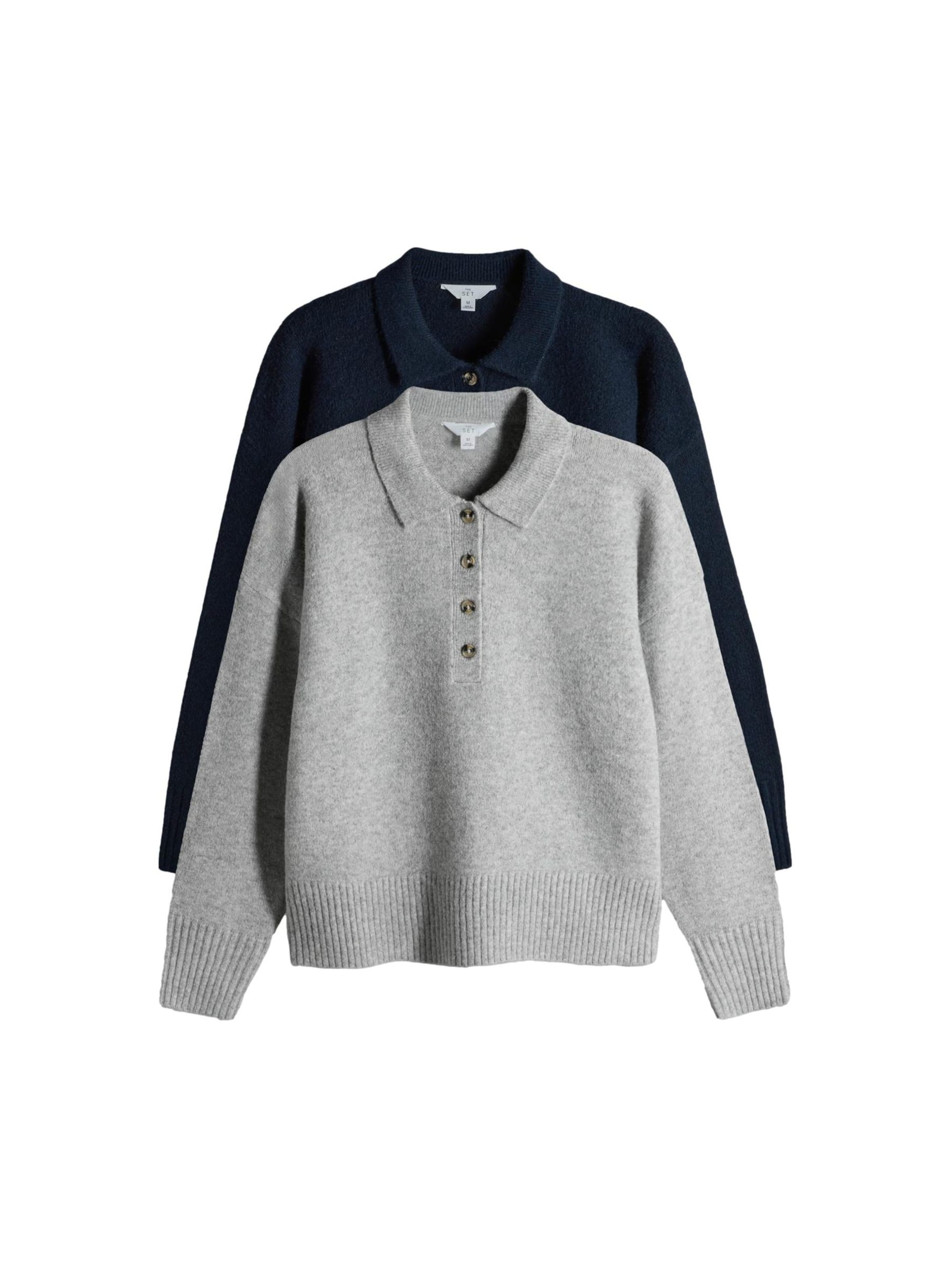 The Set Sweater in Blue: front