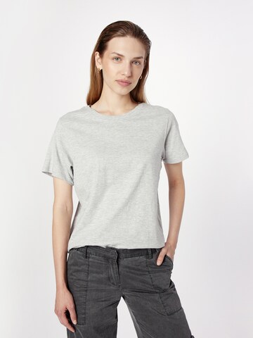 T-shirt WEEKDAY en gris : devant