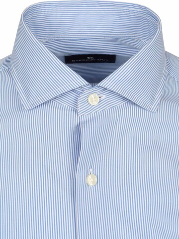 Coupe regular Chemise Steppin' out en bleu