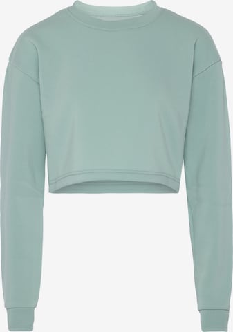 Sweat-shirt Yuka en vert : devant