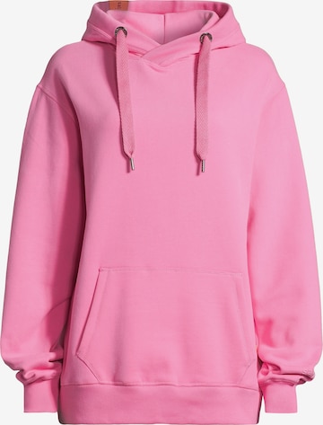 salzhaut Sweatshirt 'ODDEBODJE' in Roze: voorkant