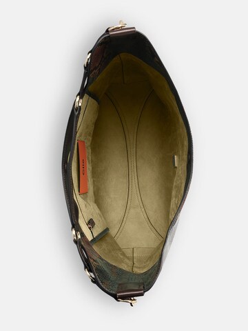 Clio Handbag 'CARRY RAINBOW PYTHON' in Green