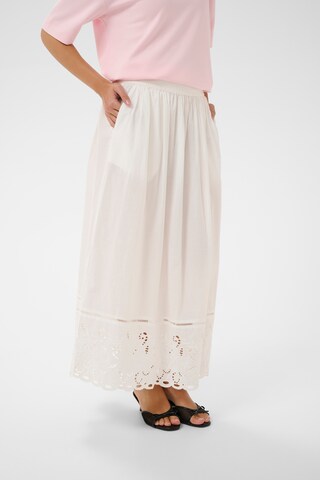 Kaffe Rok 'KAgertrud' in Wit