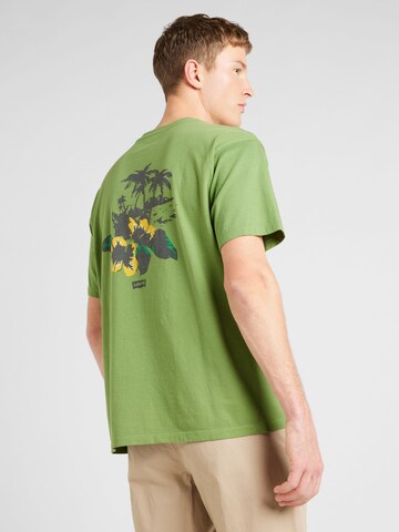 LEVI'S ® Shirt 'Vintage Fit Graphic Tee' in Groen: voorkant