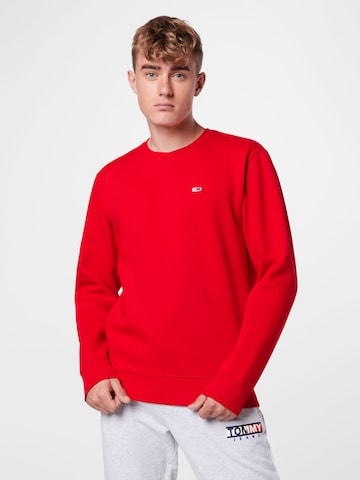 Tommy Jeans Sweatshirt in Rot: predná strana