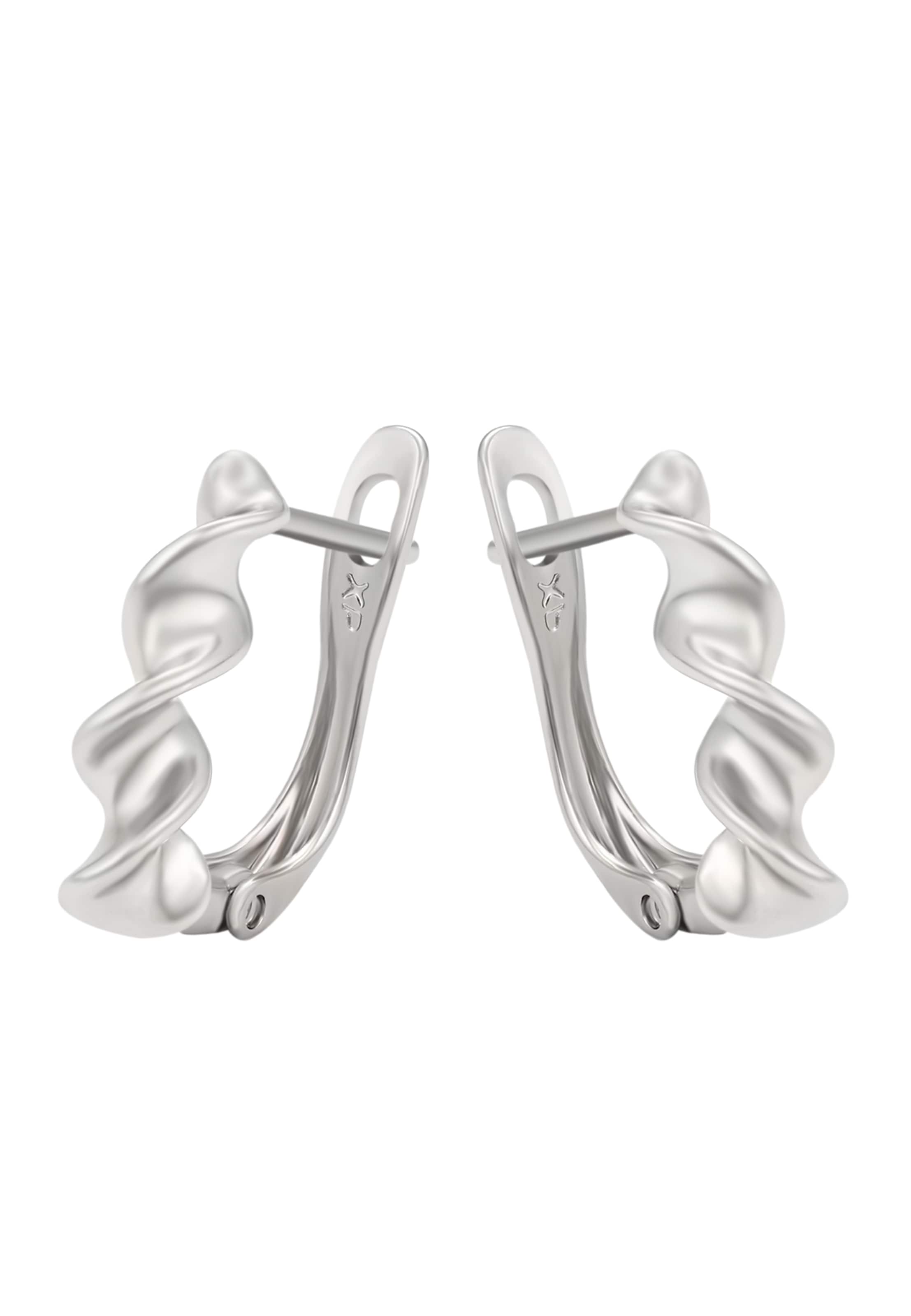 Gaya Ohrringe in silber, Produktansicht