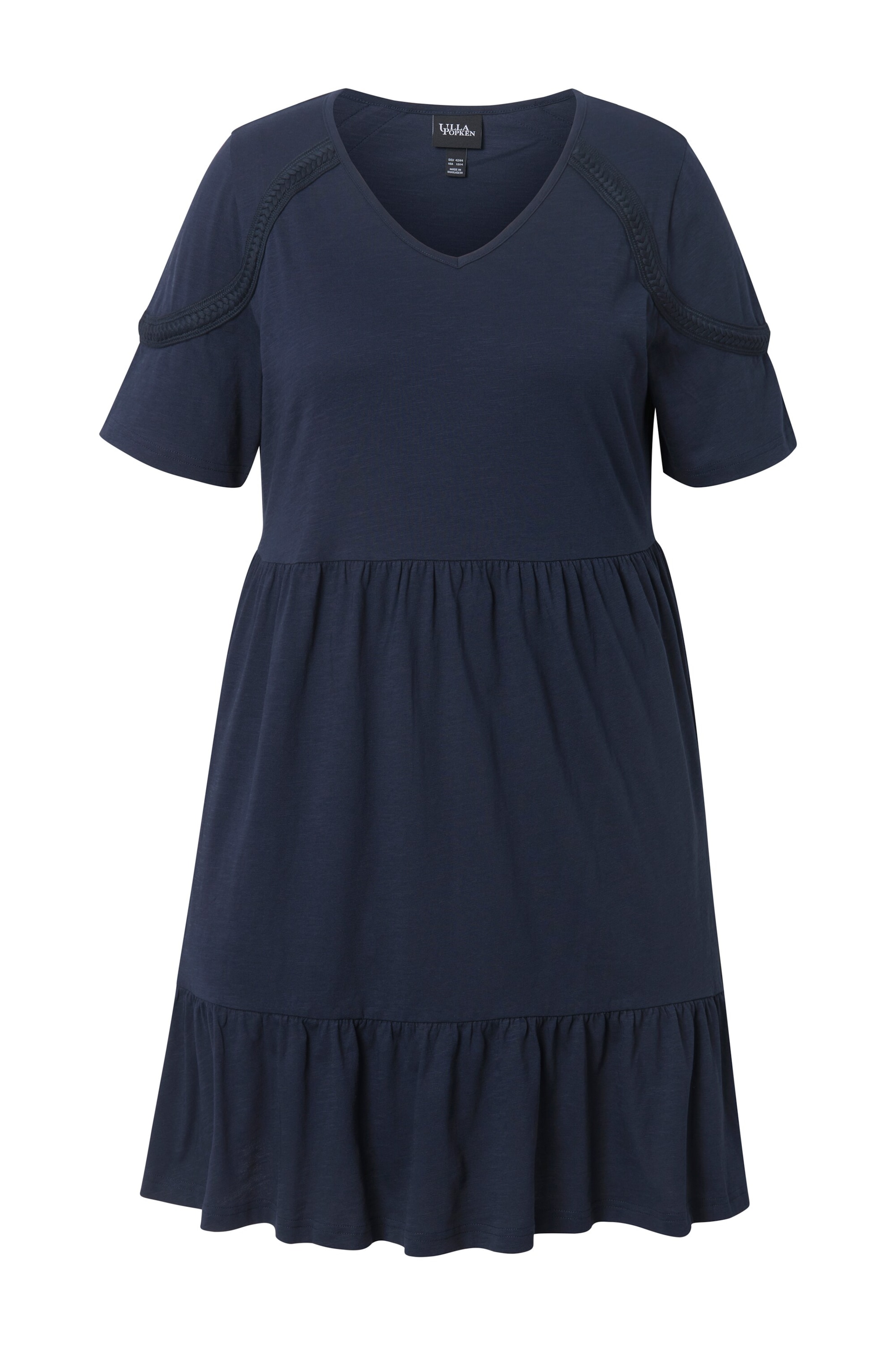 Ulla Popken Kleid in Blau: Vorderseite