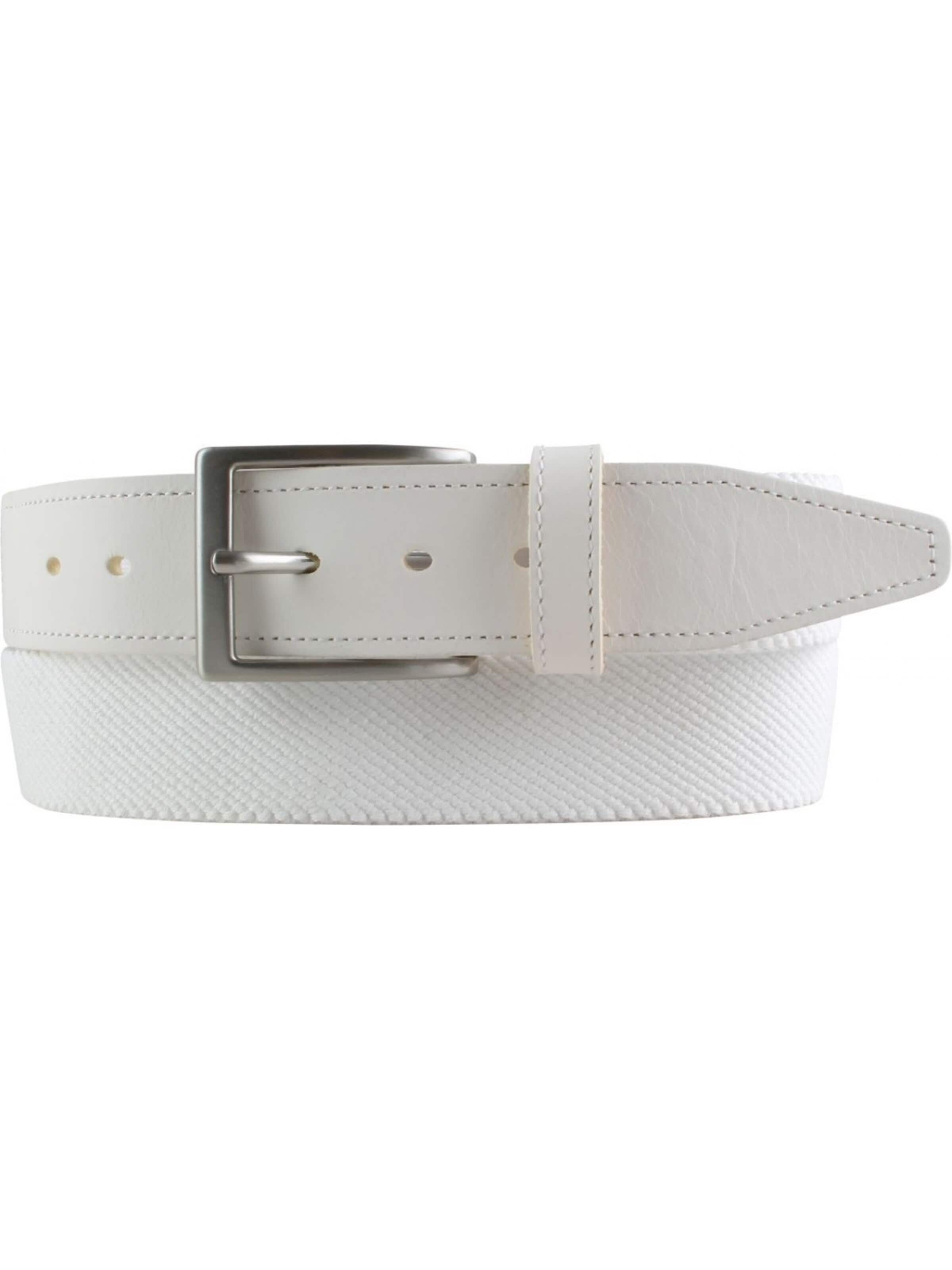 BELTINGER Belt 'Palermoa' in White: front