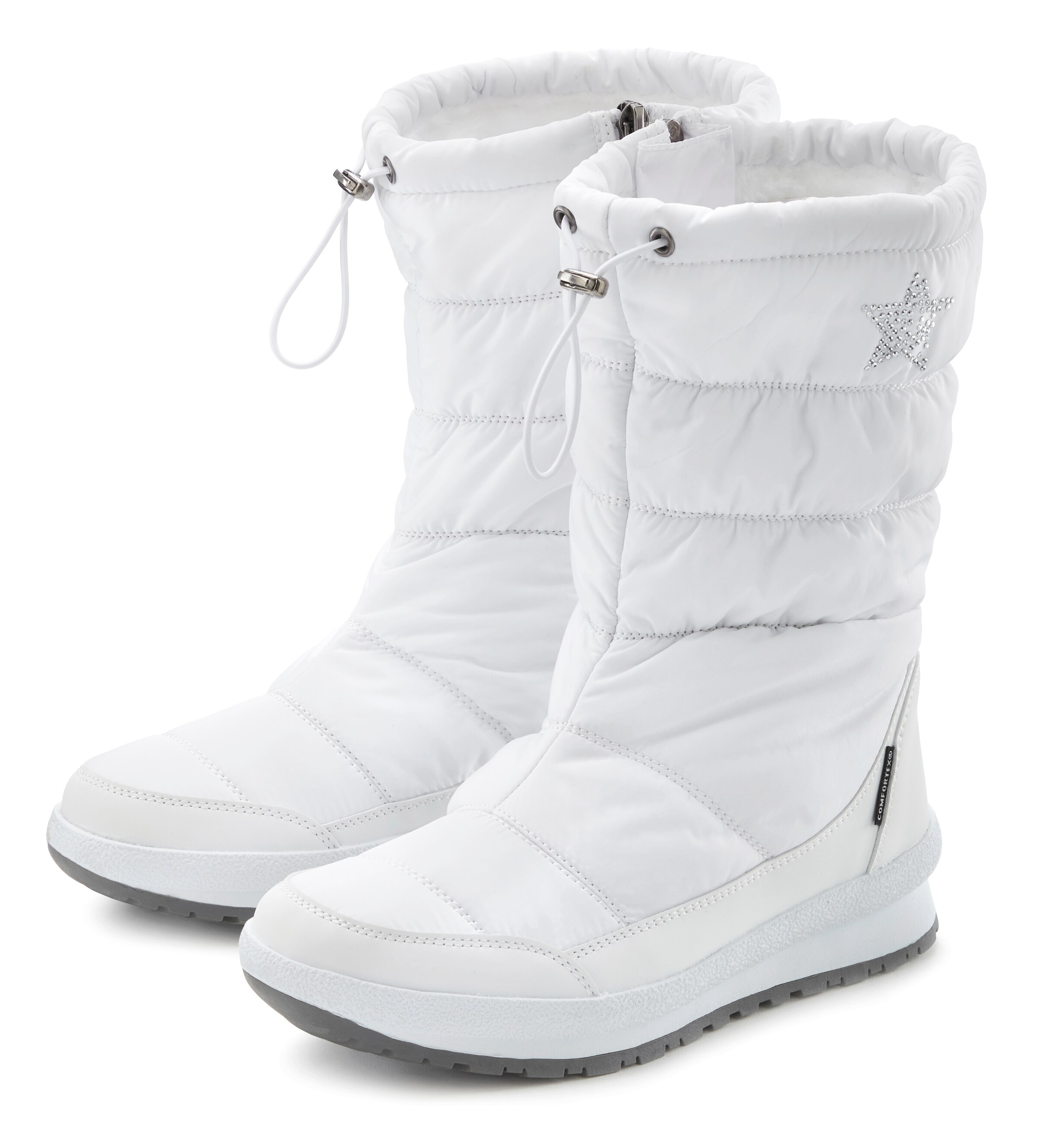 LASCANA Snow Boots in White: front