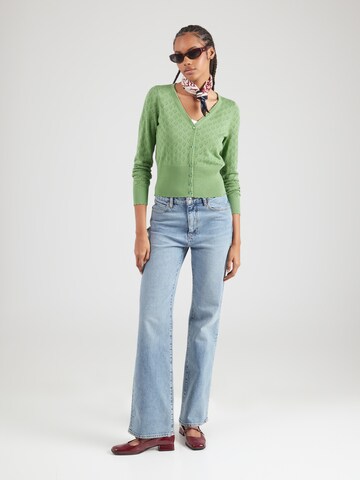 Cardigan King Louie en vert
