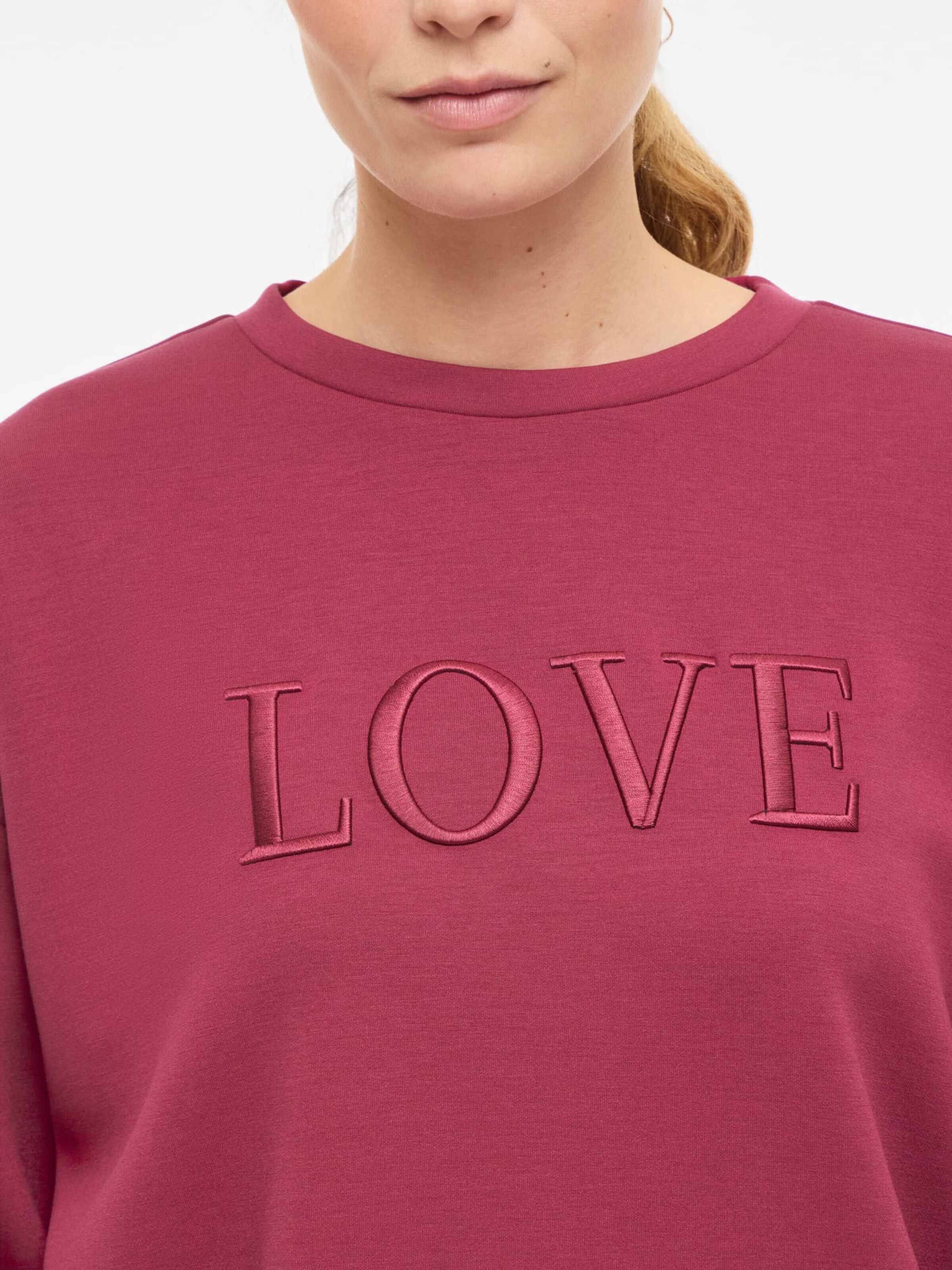 VILA Sweatshirt 'Reflect' in Rood