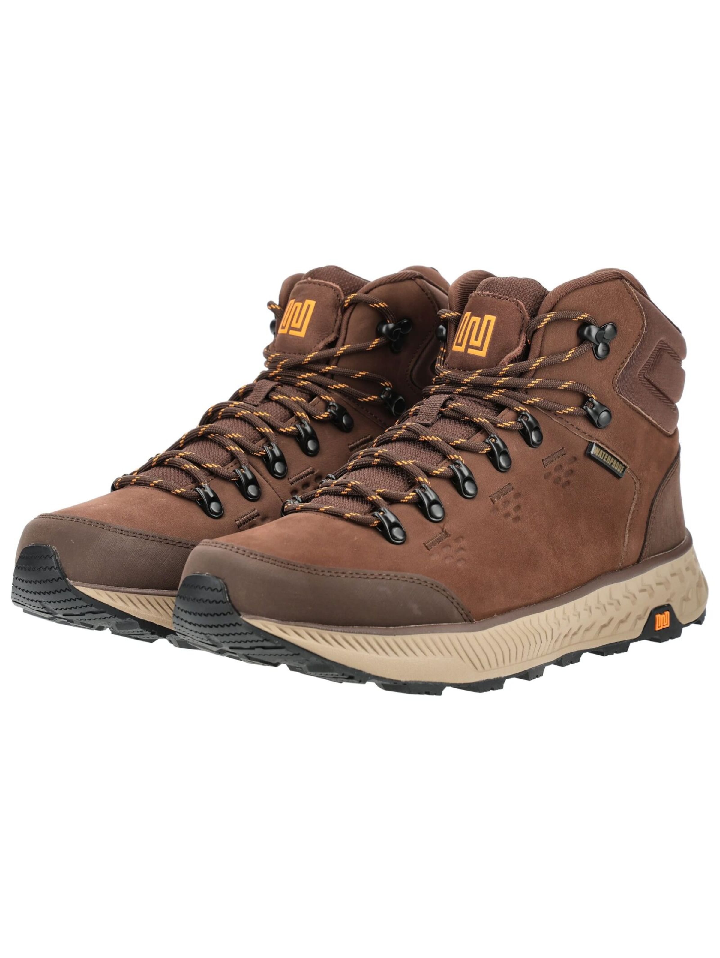 Bottines à lacets WALDLÄUFER en marron : devant