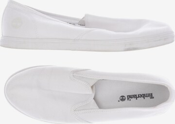 TIMBERLAND Flats & Loafers in 39,5 in White: front