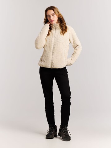 PROTEST Fleece jas 'PRTFinta' in Wit