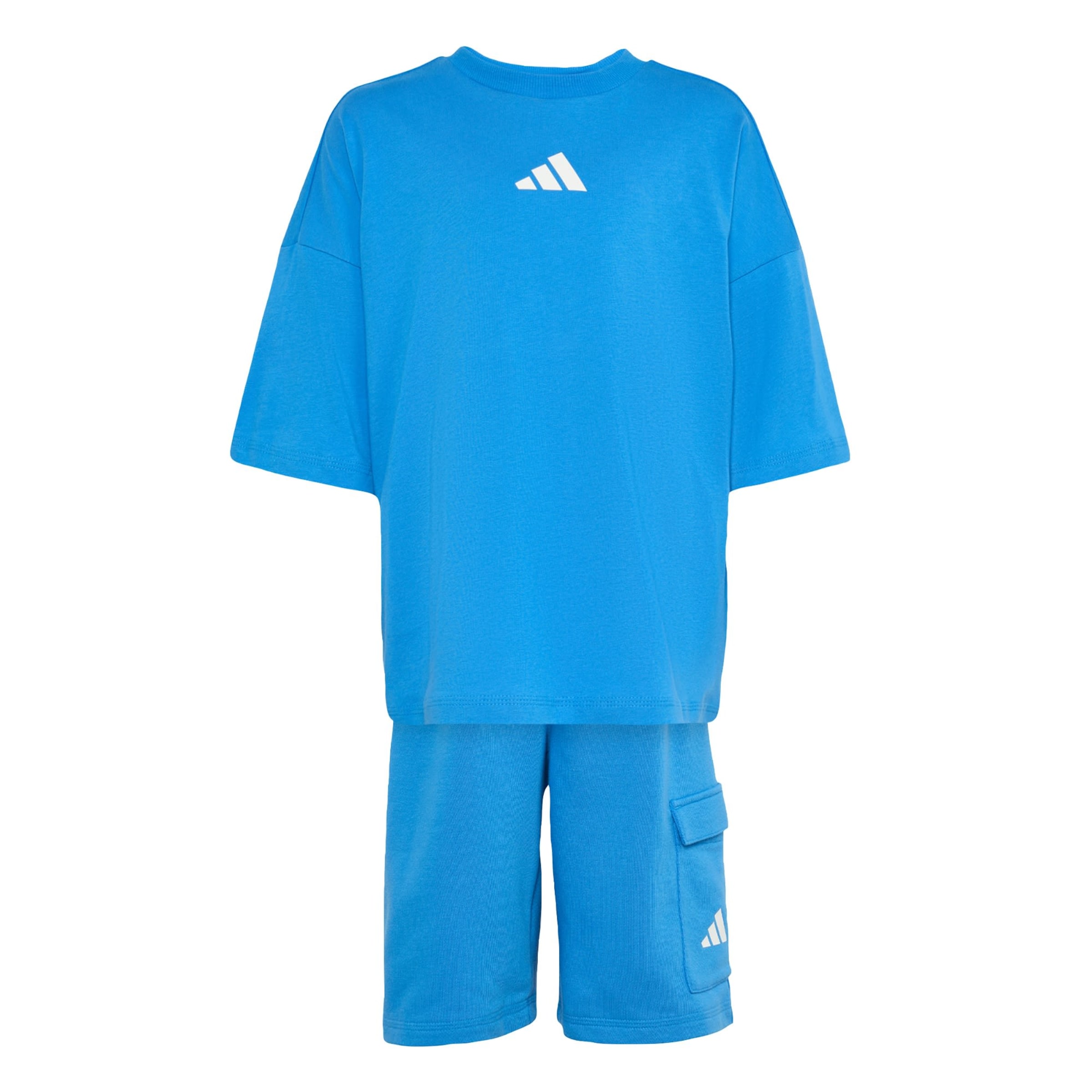 ADIDAS SPORTSWEAR Trainingspak 'Tiro_Nster' in Blauw: voorkant